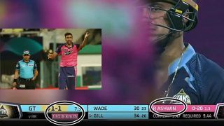IPL 2022 Playoffs, GT vs RR: Speed Gun ERROR Shows Ravichandran Ashwin's Delivery Clocked at 131Kmph During Qualifier 1